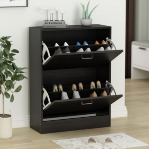 Wholesale factory directly 12 Pair black Shoe rack Storage Cabinet