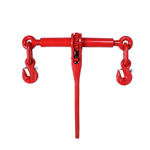 European Type Forged Ratchet Load Binder with Wings & Pin Hook Safety Lock in Barrel