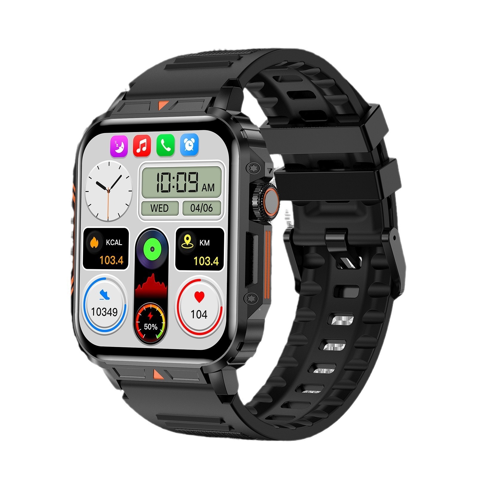 2024 New 1.95 '' Outdoor  Smart Watch Men Bluetooth Call Smartwatch For  Android IOS IP68 Waterproof Women Watch