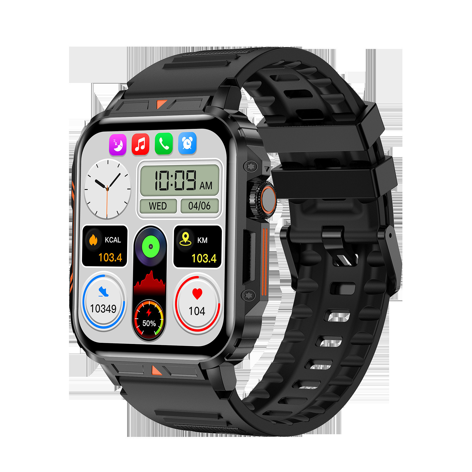 2024 New 1.95 '' Outdoor  Smart Watch Men Bluetooth Call Smartwatch For  Android IOS IP68 Waterproof Women Watch