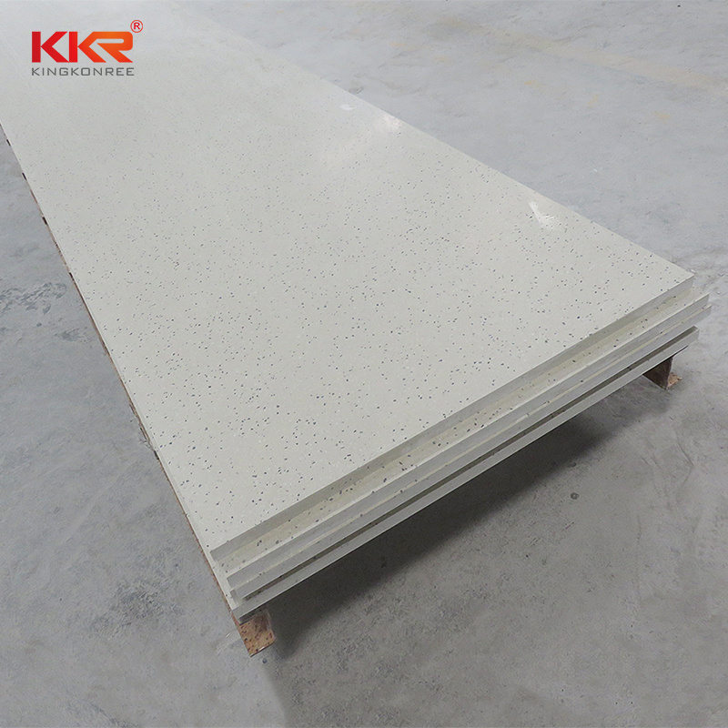 Engineered faux translucent stone artificial solid surface interior brick walls