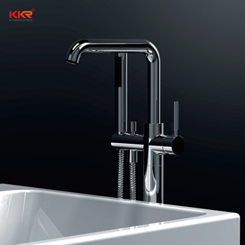 Floor-standing Shower Tub Bathtub Faucet Freestanding Bathtub Filler Brass Faucet