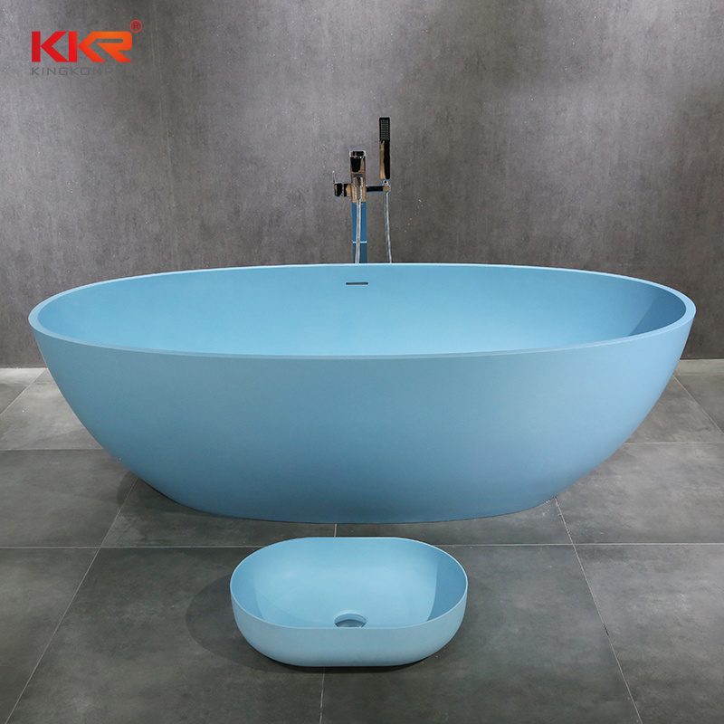 Solid surface freestanding tubs new design vertical bathtub resin composite bathtub