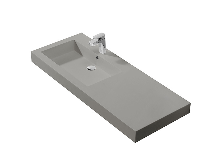 Italian design handmade commercial concrete catch bathroom vanity italy design washbasin sink basin