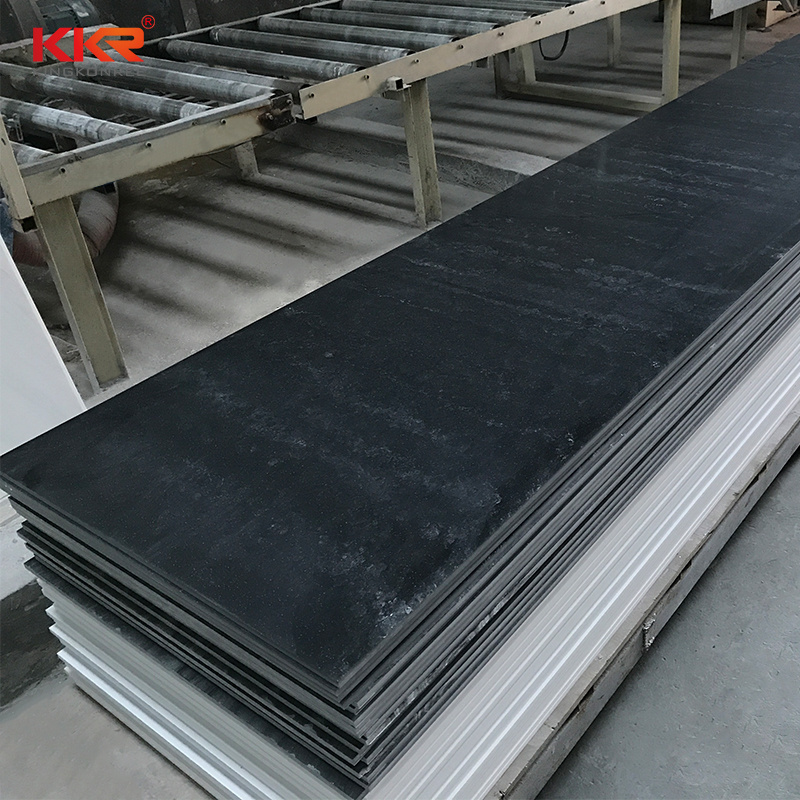 veining artificial acrylic stone solid surface textured marble solid surface sheet