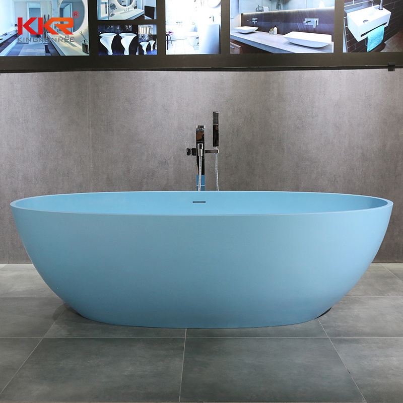 Solid surface freestanding tubs new design vertical bathtub resin composite bathtub