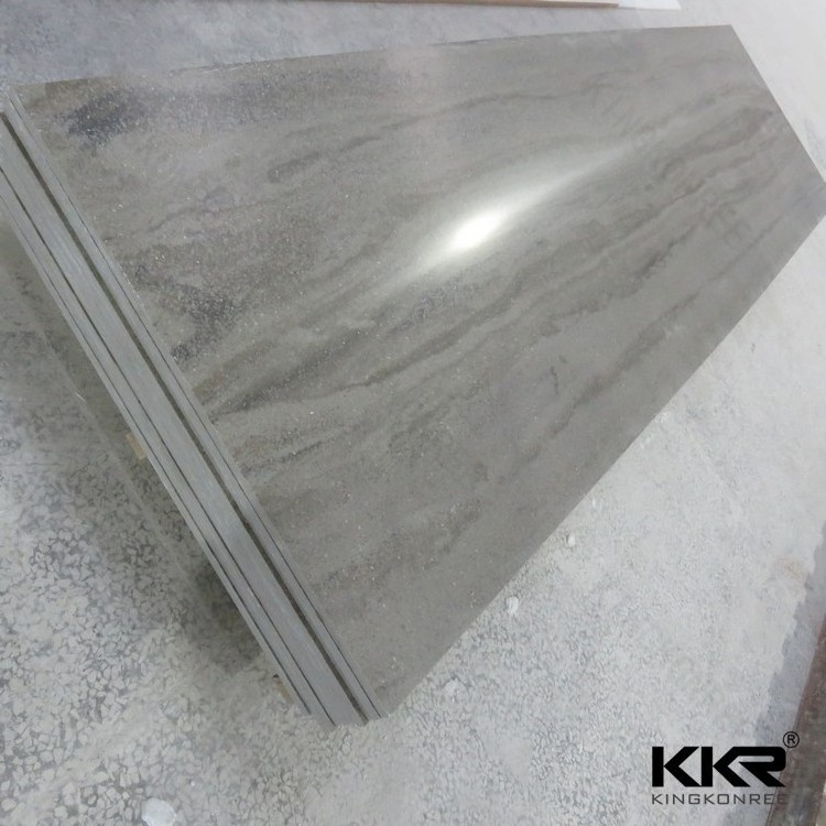 12mm thickness Artificial stone / acrylic shower wall panels / polyester resin stone