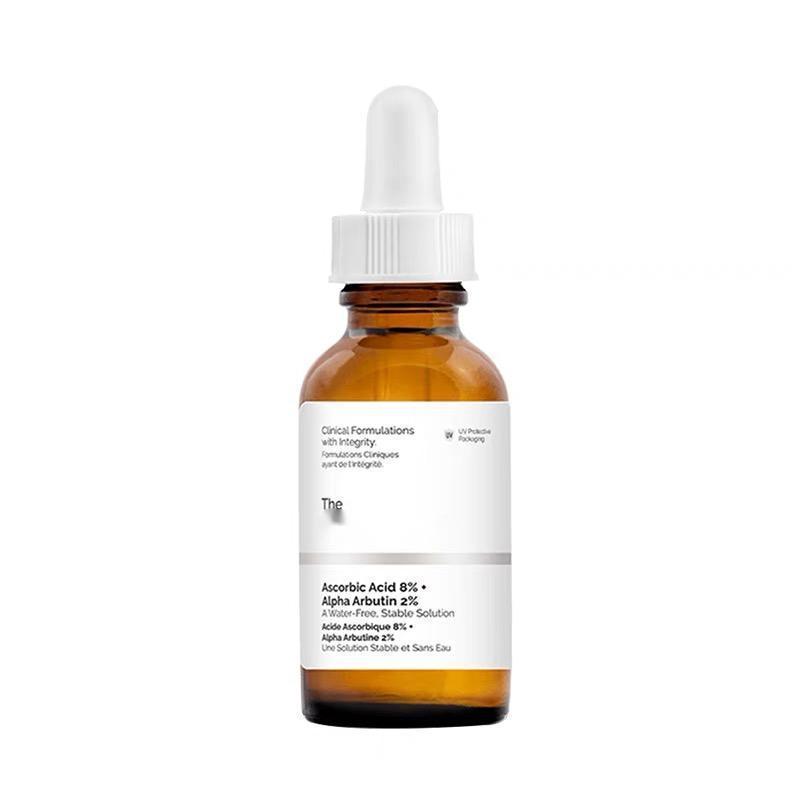 Ascorbic Acid 8% Alpha Arbutin 2% 30ml  Hyaluronic Acid Remove Yellow Fad Acne Print Hydrating Moisturizing Essence Ordinary