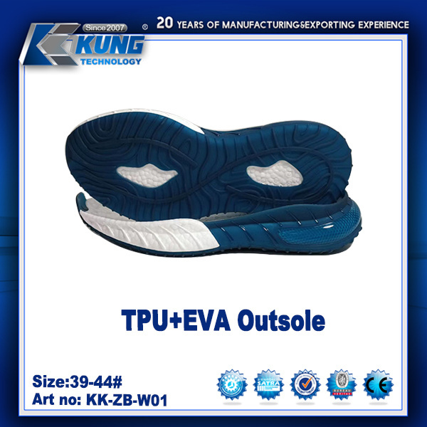 Hot Popular High Elastic innovative design sneakers sole high quality TPU+EVA Outsole