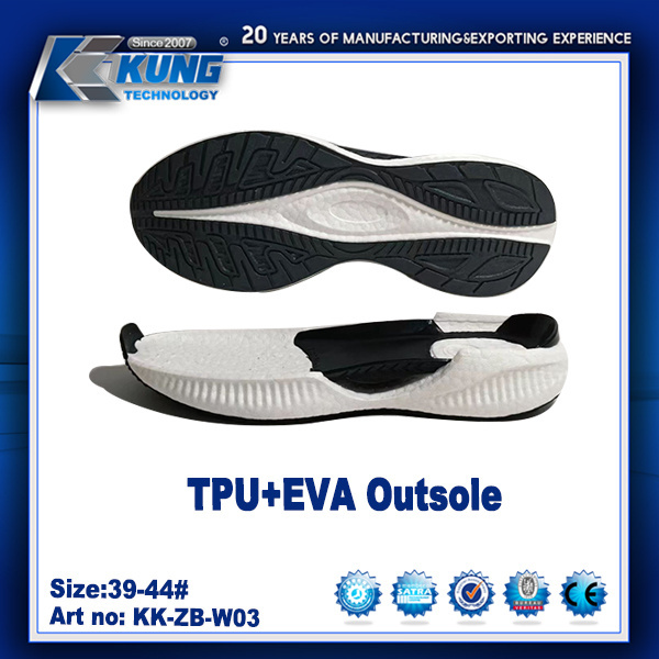 Hot Popular High Elastic innovative design sneakers sole high quality TPU+EVA Outsole