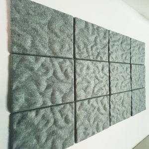 Polyester Acoustic Panels Fiber Art 3D Decor Wall panel