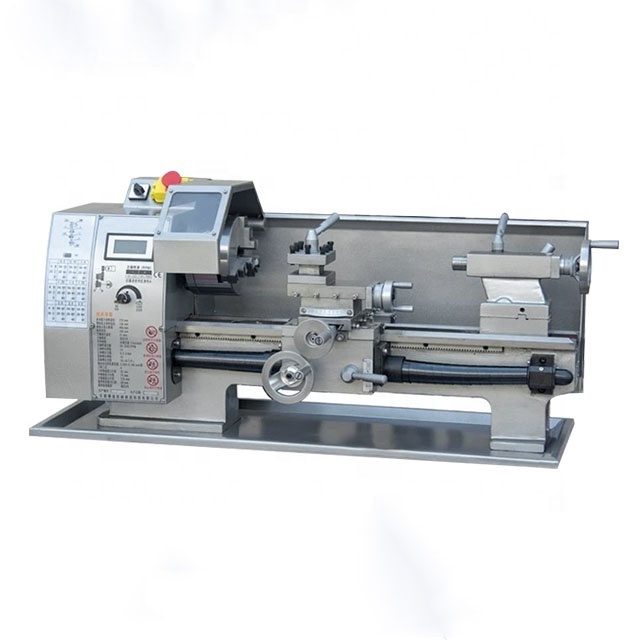 KK-WM210V UP 38mm bore manual mini metal lathe small metal lathes for sale 750w