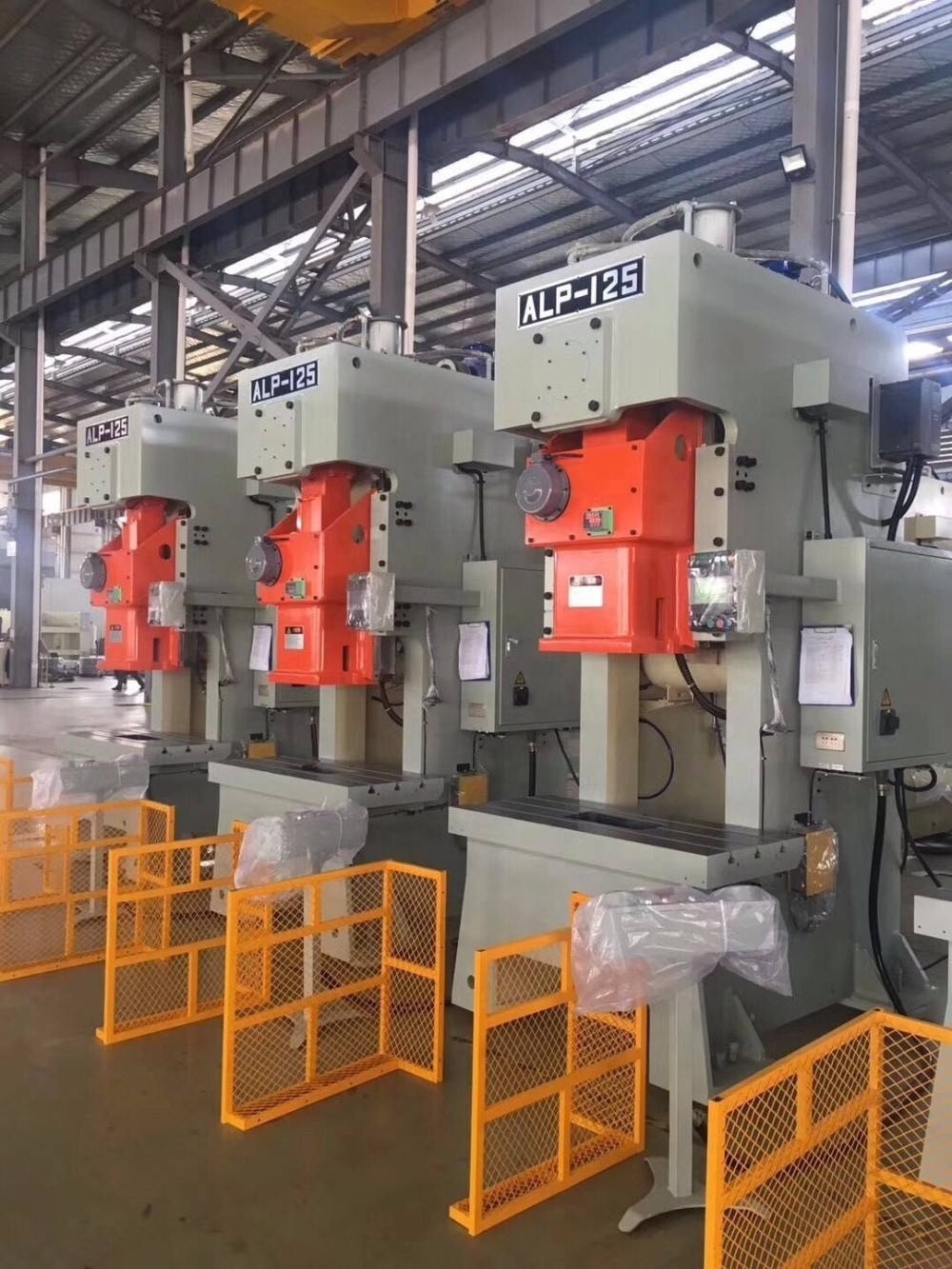 125ton Power Press Single Crank C Frame Sheet Metal Punching Press for Sale