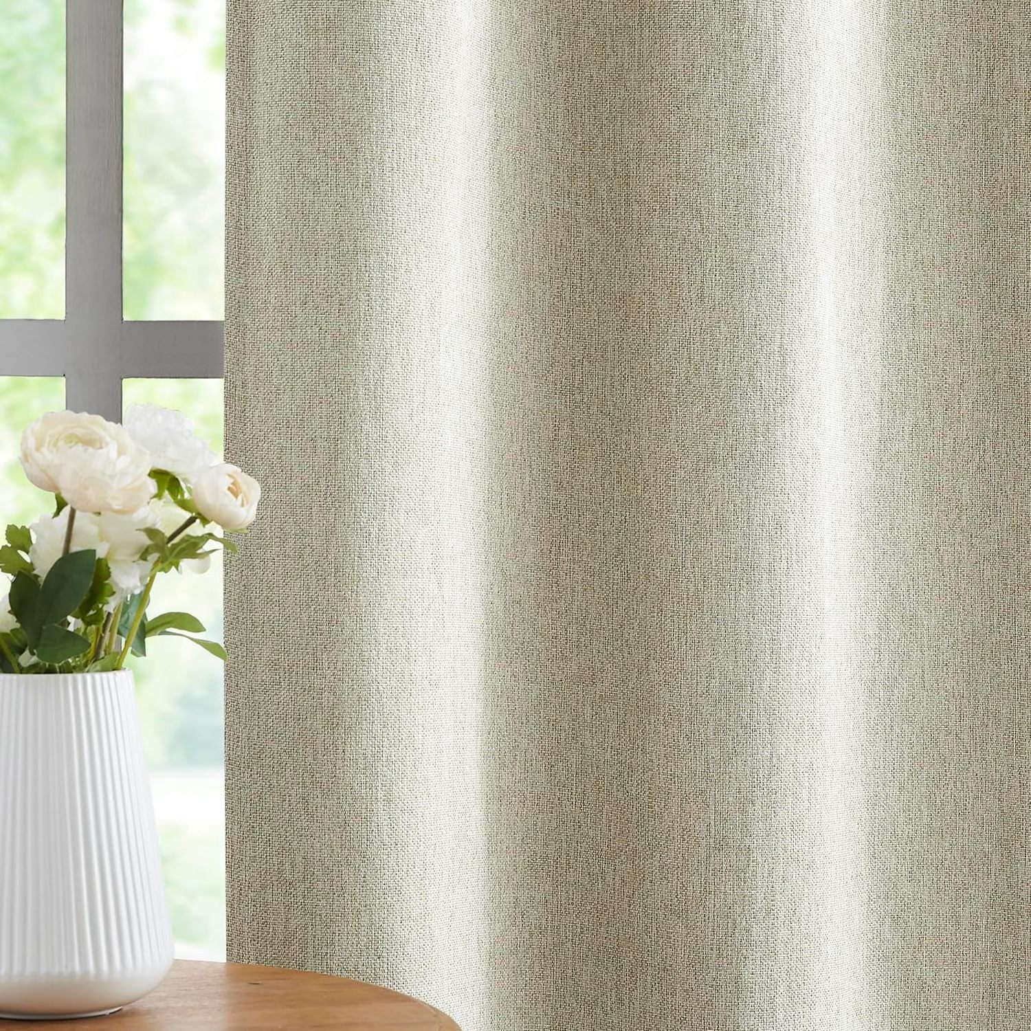 2024 Linen composite living room full blackout bedroom curtain sold in Mexico