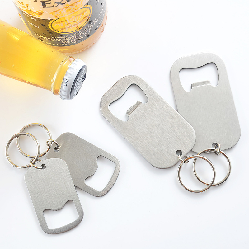 Customized Your Own Design Stainless Steel Aluminum Beer Keychain Custom Bottle Opener Metal Bottle Openers