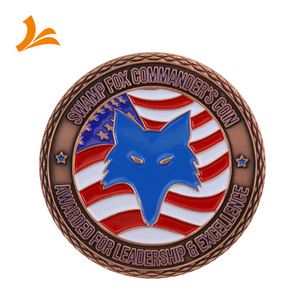 ODM kunshan factory wholesale copper soft enamel zinc alloy  metal 3d custom challenge coins