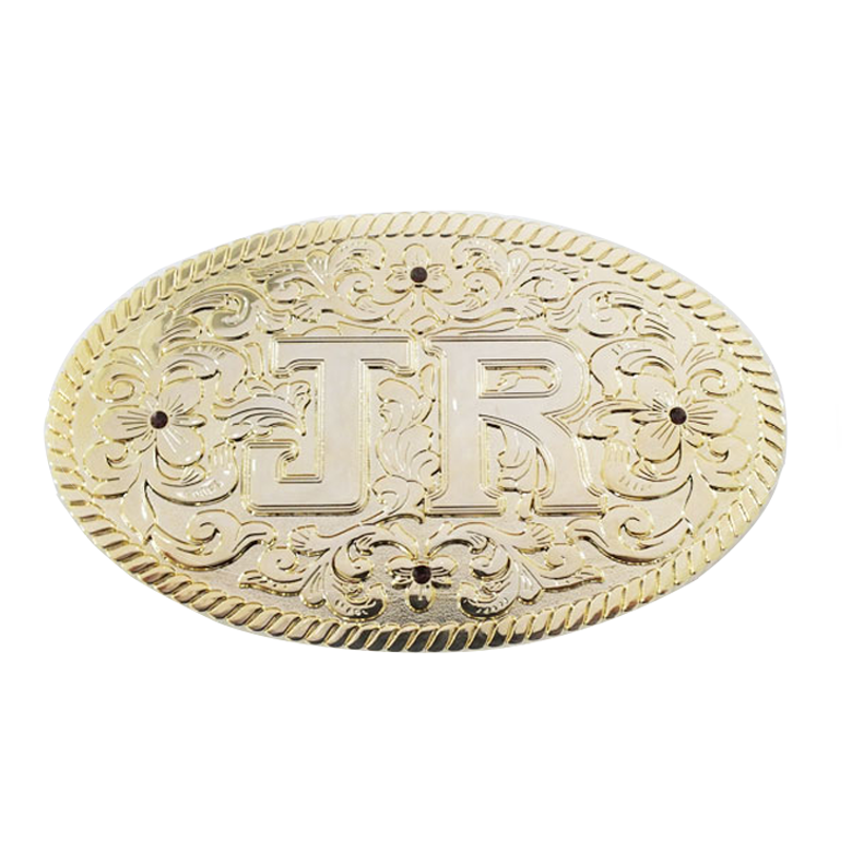 Manufacture make your own logo high quality gold plated metal purple rhinestones belt buckle for men