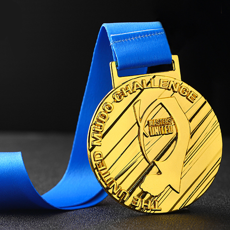 Custom Medal 3D Gold Silver Copper  Marathon Award Medals Sport With Ribbon