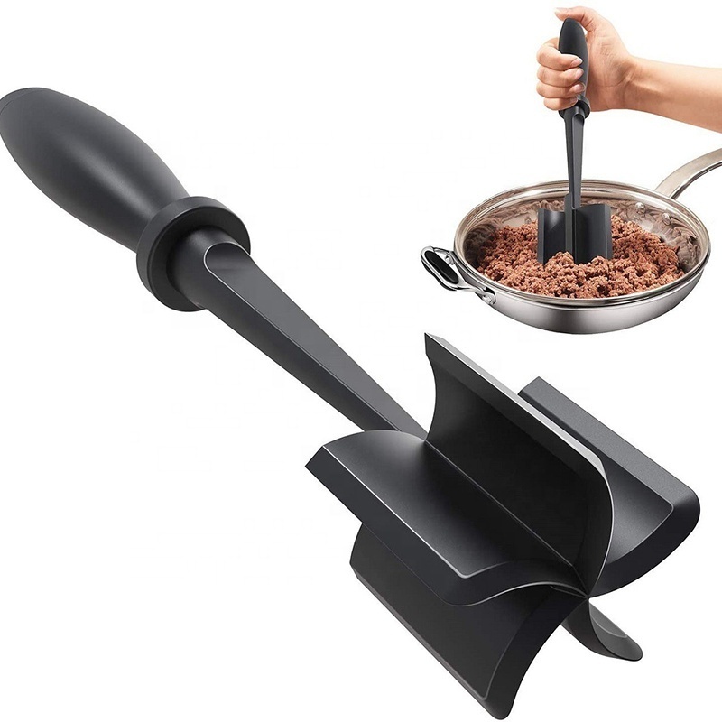 Kitchen Manual Meat Mashing Tool Hamburger Ground Beef Spatula Meat Chopper