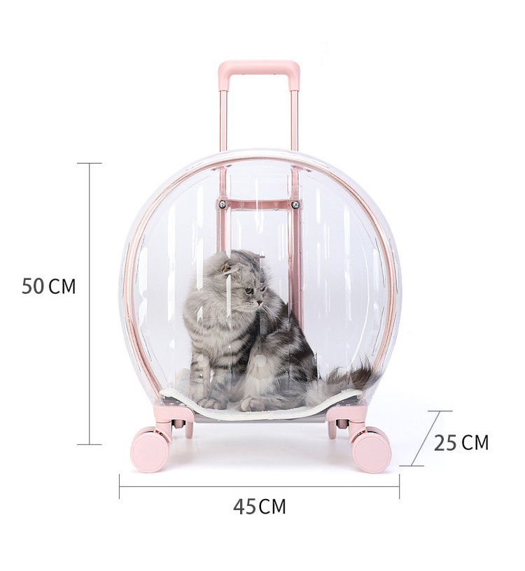 Outdoor Portable Transparent Space Capsule Bag Breathable Backpack Cat Bag Dog Pet Carriers