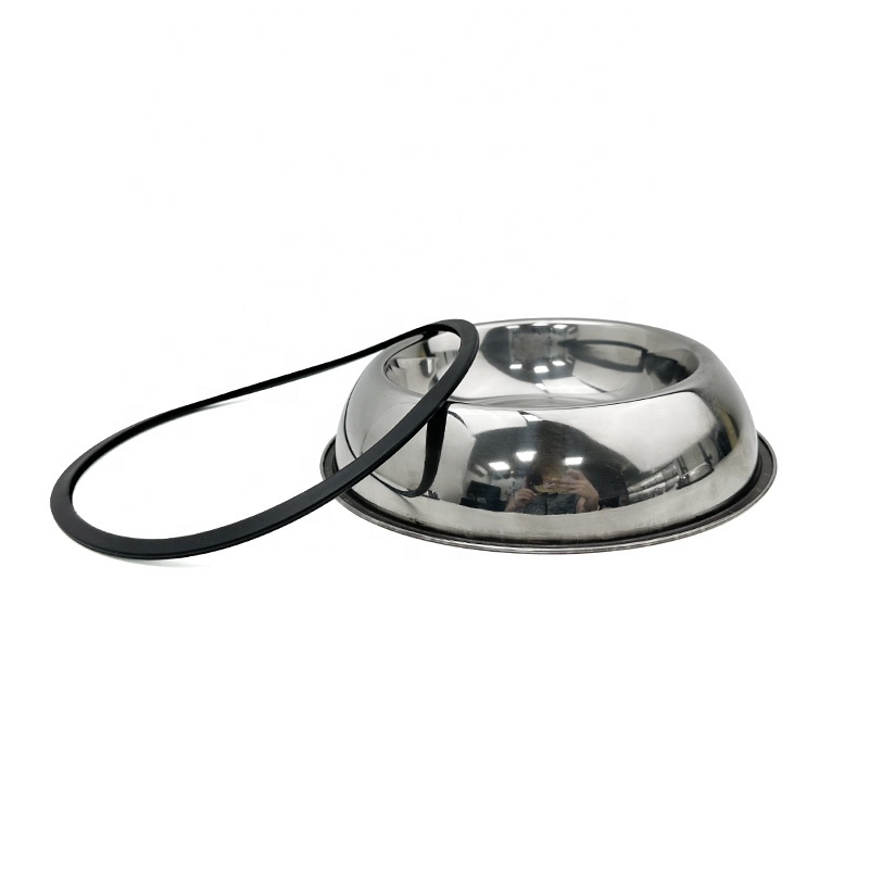 Easy to Clean Travel Water Food Feeders Dog Stainless Steel Pet Bowl