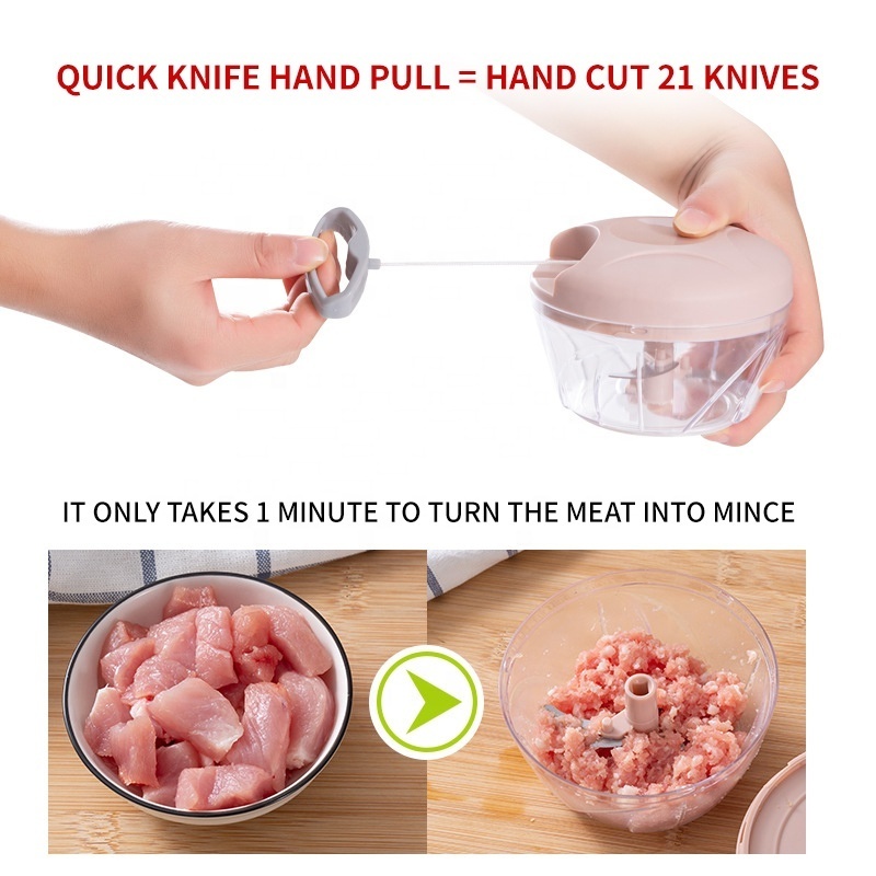 Kitchen Hand Chicken Shredder Food Processor Fruit Vegetable Meat Chopper Grinder Crusher