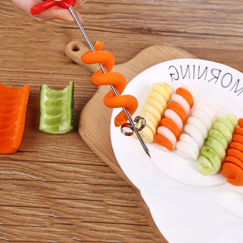 Manual Potato Carrot Cucumber Knife Creative Fruit Vegetable Spiralizer Vegetable Slicer