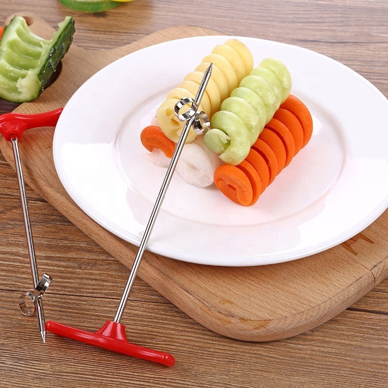 Manual Potato Carrot Cucumber Knife Creative Fruit Vegetable Spiralizer Vegetable Slicer