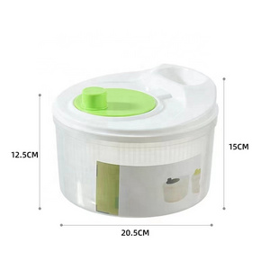 Kitchen Quick Dryer Manual Drying Basket Leafy Fruit Washer Choppers Vegetables Salad Spinner