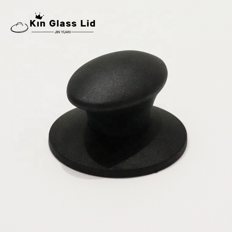 Removable Bakelite Knob Heat Resistant Black Pot Lid Pan Slide Pot Knob Glass Lid Handles Knobs