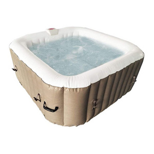 Hawaii Airjet Square Hot Tub Spa Portable And Inflatable Hot Tub Spa For 2-4 Person