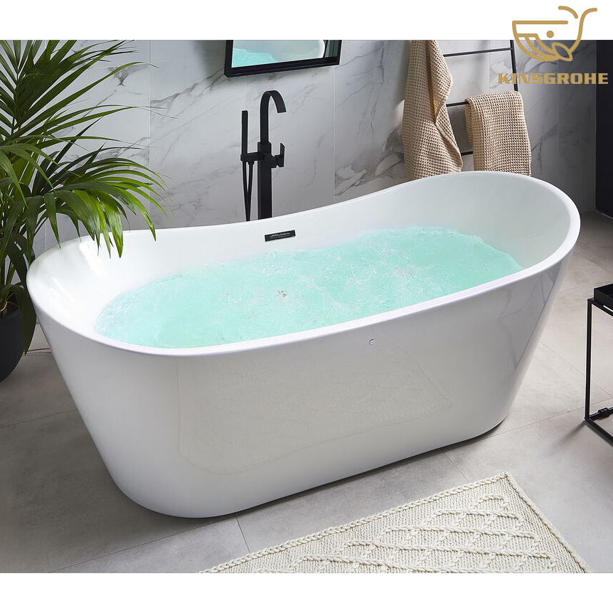 Factory direct sales of Japanese soaking tub freestanding acrylic indoor hot tub faucets