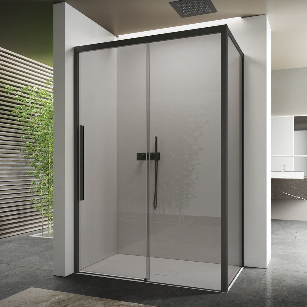 Walk in Glass Bathroom Sex Bath Golden Rollaway Stand Shower Room with Sliding Door Clear Sale Black Business