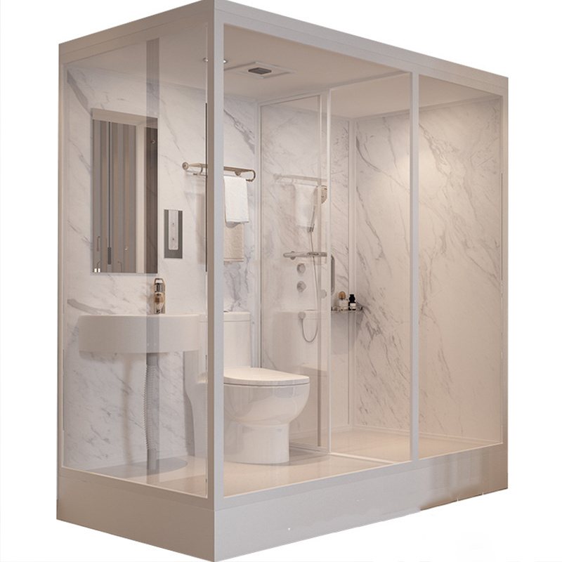 Luxury portable toilet and shower room Prefab bathroom pods Modular shower room with toilet