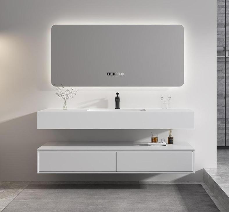 Moden battery operated backlit bathroom mirror vanity mirror with built in lights big bathroom mirror with lights