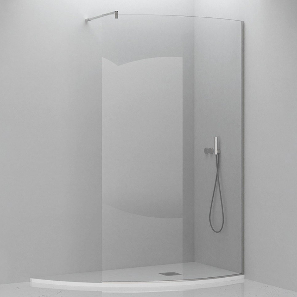 Shower room enclosure with silicone seal strip Shower enclosure room glass door pull handle Simple shower room