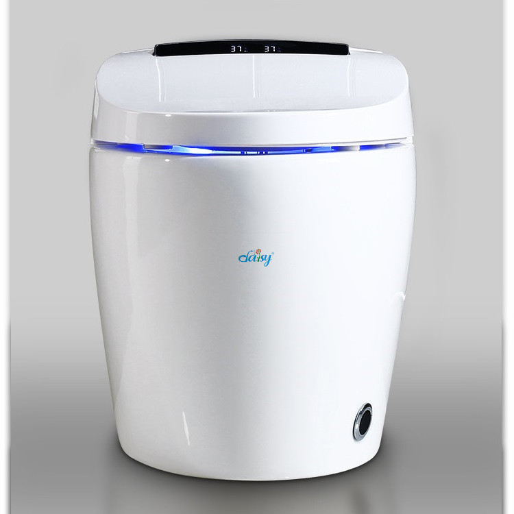 2021 New Custom Siphon Flushing Disinfection Light Bowl Sterilizer Led Automatic Portable Jet Flushing Smart Toilet On Hot Sale