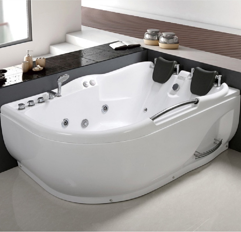 Large Big Soaking Deep  Drop In Acrylic Air Massage Jetted  Whirl Tub Fiberglass Freestanding Square Oval Bathtub