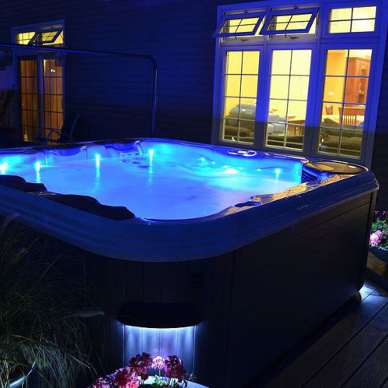 Wholesale Garden Balboa Jetted Whirlpool Massage Out Door Spas Bath Outdoor Hot Tub Large 5 Person Hydro Lazy Spa Tub