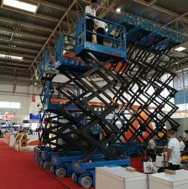 Qiyun Kinglift Hydraulic Electric Aerial Mobile Lifter Scissor Lift for Painting/ 2 Man lifter machine hydraulic sissor lift