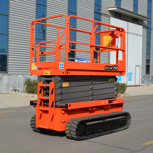 Qiyun Kinglift window cleaning lift self propelled scissor lift scissor lift with sliding platform