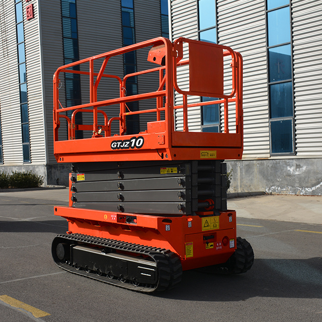 Qiyun Kinglift window cleaning lift self propelled scissor lift scissor lift with sliding platform