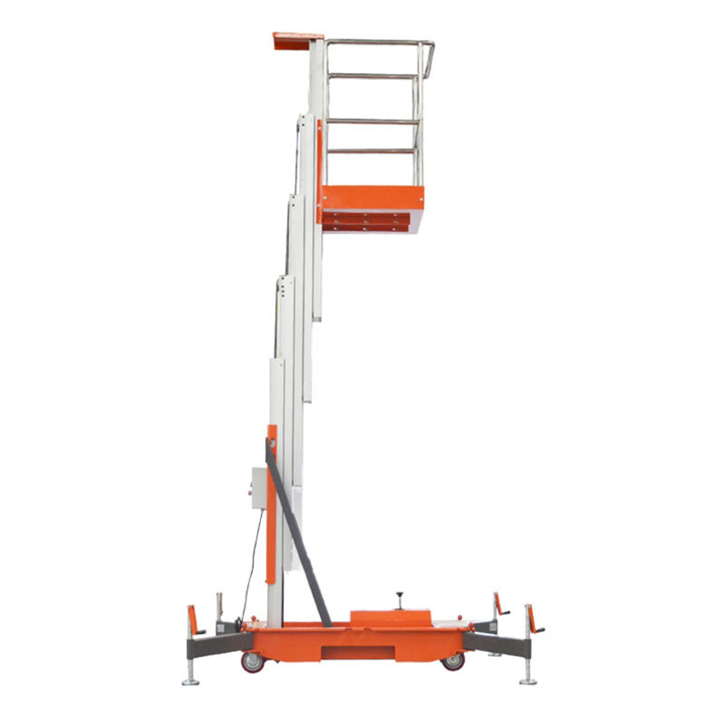 2023 Kinglift Factory Price 4-10m Warehouse Use  Manlift Single Mast Mobile Electric Aluminum Alloy Lifting Platform