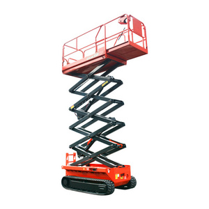 Qiyun Kinglift window cleaning lift self propelled scissor lift scissor lift with sliding platform