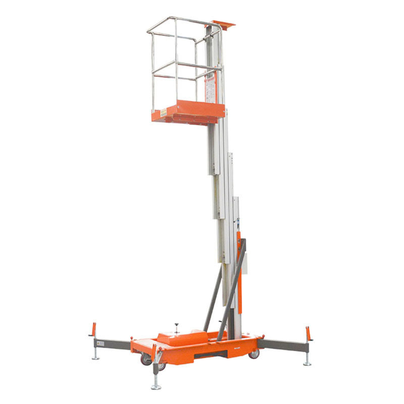 2023 Kinglift Factory Price 4-10m Warehouse Use  Manlift Single Mast Mobile Electric Aluminum Alloy Lifting Platform