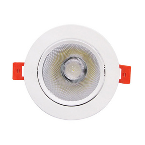 LED Downlight Bulb 9W 12W COB Spotlight with Adjustable Angle 4000K Daylight Recessed Ceiling Lights LED Round Light for Bedroom