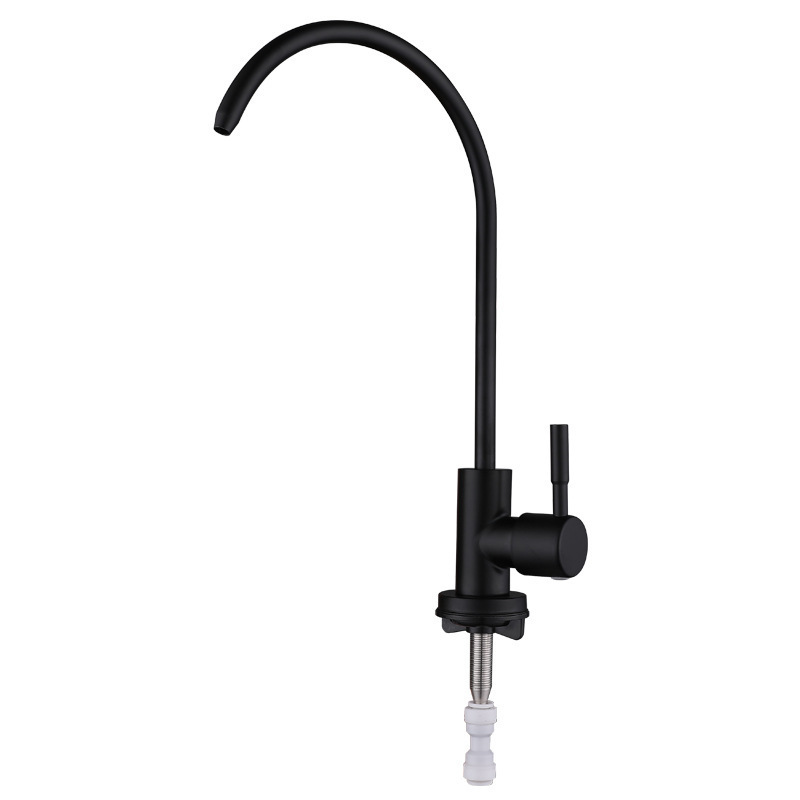 Stainless Steel Matte Black Water Purifier Faucet for Drinking Water 1/2