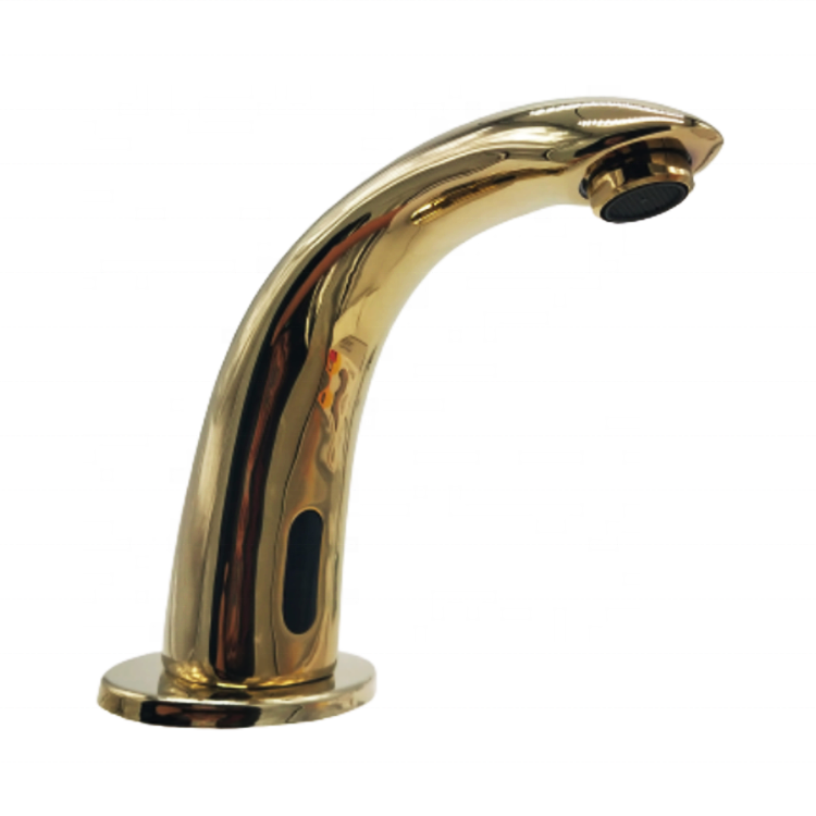 Stainless Steel 304 Smart Gold Water Faucet Golden Touchless Automatic Infrared Sensor Water Save Faucet