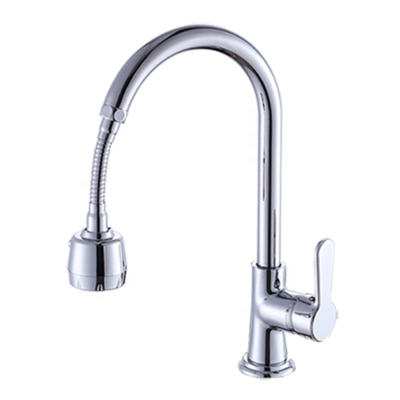 Nanan Flexible Hose Sink Water Taps Sprayer Brass Kitchen Mixer Tap