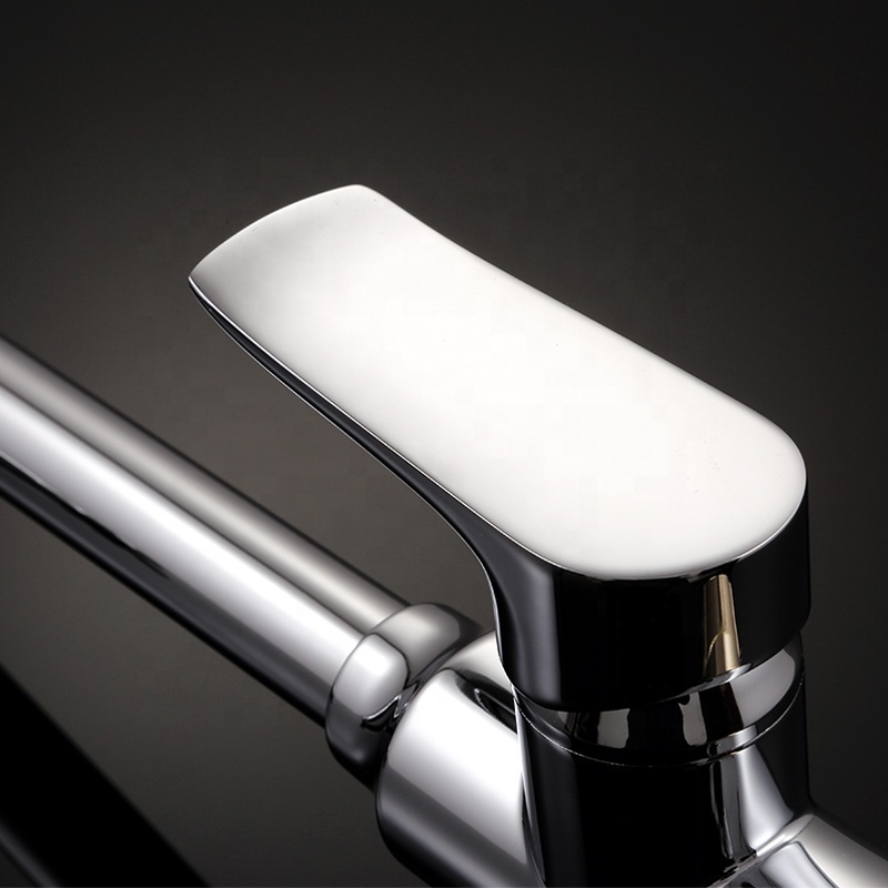 Economical Dual Handle Classic Brass Chrome Gooseneck Sink Kitchen Taps With RO Faucet